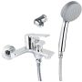 Bateria wannowo-prysznicowa ścienna chrom BLC011M Deante Loco zdj.1