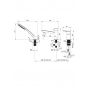 Bateria wannowo-prysznicowa nawannowa chrom BQA013M Deante Arnika zdj.2
