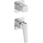 Bateria wannowo-prysznicowa podtynkowa chrom BQL044P Deante Blur zdj.1