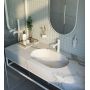 Lustro 50x100 cm biały ADIA851 Deante Silia zdj.4