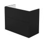 Szafka 80x38.5x60 cm podumywalkowa wisząca czarna STUNU81 Deante Tubo zdj.1