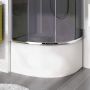 Brodzik półokrągły 90x90 cm biały KTD041B Deante Deep zdj.4