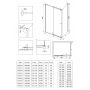 Kabina prysznicowa 100x90 cm prostokątna chrom połysk/szkło przezroczyste KKN0P10S09 Deante Kerria Plus zdj.3
