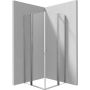 Kabina prysznicowa 80x80 cm kwadratowa chrom połysk/szkło przezroczyste KKN0U08U08 Deante Kerria Plus zdj.1