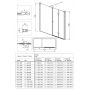 Kabina prysznicowa 90x90 cm kwadratowa chrom połysk/szkło przezroczyste KKN0X09S09 Deante Kerria Plus zdj.6