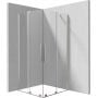 Kabina prysznicowa 90x90 cm kwadratowa chrom połysk/szkło przezroczyste KPN0P09P09 Deante Kerria Plus zdj.1