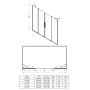 Kabina prysznicowa 90x90 cm kwadratowa chrom połysk/szkło przezroczyste KPN0P09P09 Deante Kerria Plus zdj.2