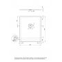 Brodzik prostokątny 120x100 cm biały KSKA01012B Deante Silia zdj.2