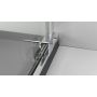 Ścianka prysznicowa walk-in 140 cm chrom połysk/szkło przezroczyste KTJ034R Deante Prizma zdj.10