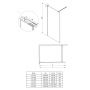 Ścianka prysznicowa walk-in 70 cm chrom połysk/szkło przezroczyste KTJ037P Deante Prizma zdj.2