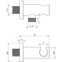 Zestaw prysznicowy podtynkowy z deszczownicą NACM9QT Deante Temisto zdj.6