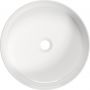 Umywalka 40x40 cm okrągła nablatowa biała CGR6U4S Deante Round zdj.3