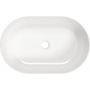 Umywalka 58x38 cm owalna nablatowa biała CGR6U6S Deante Round zdj.3