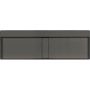 Umywalka 120x40 cm prostokątna nablatowa antracyt CQBTU2S Deante Blur zdj.1