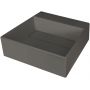 Umywalka 40x40 cm kwadratowa nablatowa antracyt CQRTU4M Deante Correo zdj.1