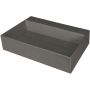 Umywalka 60x40 cm prostokątna nablatowa antracyt CQRTU6M Deante Correo zdj.1