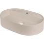 Umywalka 55x35 cm owalna nablatowa brąz/beż CQS5U6B Deante Silia zdj.1