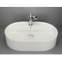 Umywalka 55x35 cm owalna nablatowa biała CQSAU6B Deante Silia zdj.4
