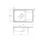 Zlewozmywak stalowy 79x50 cm stal ZEO011C Deante Soul zdj.2