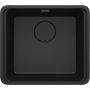 Zlewozmywak granitowy 50x45 cm czarny-szary/grafitowy/onyx ZKMG10A Deante Momi zdj.1