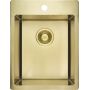 Zlewozmywak stalowy 50.5x39 cm złoty ZPOR10E Deante Olfato zdj.1