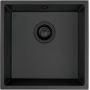 Zlewozmywak granitowy 40x40 cm szary/grafitowy/onyx ZQAG10A Deante Corda zdj.1
