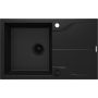 Zlewozmywak granitowy 78x49 cm czarny ZQNN11F Deante Andante Flush zdj.4