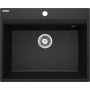 Zlewozmywak granitowy 60x50 cm szary/grafitowy/onyx ZRC210A Deante Corio zdj.1