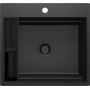 Zlewozmywak granitowy 56x52 cm szary/grafitowy/onyx ZRMG10A Deante Magnetic zdj.3