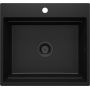 Zlewozmywak granitowy 56x52 cm czarny ZRMN10A Deante Magnetic zdj.1