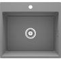 Zlewozmywak granitowy 60x56 cm szary/grafitowy/onyx ZRMS10A Deante Magnetic zdj.1