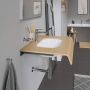 Umywalka 49.5x29 cm prostokątna podblatowa biała 0338490000 Duravit D-Code zdj.6