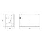 Szafka 20x45.1x28.1 cm boczna wisząca biała RE110201028060 Elita Look zdj.2