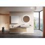 Szafka 50x12.6x80 cm boczna wisząca biała RE140500065290 Elita For All zdj.4