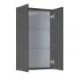 Szafka 50x12.6x80 cm boczna wisząca antracyt RE140500066010 Elita For All zdj.3