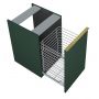Szafka 40x44.9x63.5 cm boczna wisząca zielona RE080402027010 Elita Look zdj.4