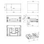 Szafka 60x44.9x28.1 cm podumywalkowa wisząca niebieska RE010603027030 Elita Look zdj.2