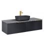 Szafka 120x45.3x31.8 cm podumywalkowa wisząca czarna RE081204047160 Elita Soho Slim zdj.5