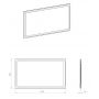 Lustro 120x80 cm prostokątne z oświetleniem RE069512000010 Elita Mia zdj.2
