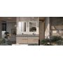 Lustro 60x80 cm prostokątne z oświetleniem złoty RE060603015570 Elita Sharon Square zdj.3