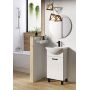 Umywalka z szafką 45.5 cm białą RE169190008060 Elita Sunn zdj.3
