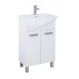 Umywalka z szafką 55.5 cm białą RE169191008060 Elita Sunn zdj.1