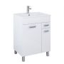 Umywalka z szafką 60 cm białą RE169194008060 Elita Sunn zdj.1