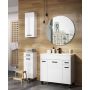 Umywalka z szafką 80 cm białą RE169195008060 Elita Sunn zdj.3
