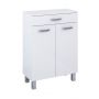 Szafka 58.6x29.6x84.1 cm boczna stojąca biała RE169199008060 Elita Sunn zdj.1