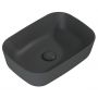 Umywalka 45.5x32.5 cm prostokątna nablatowa antracyt RE040460036010 Elita Reni zdj.3