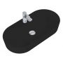 Umywalka 81.5x41.5 cm owalna nablatowa czarna RE040820017160 Elita Babette zdj.1