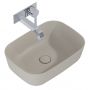 Umywalka 45x32.5 cm prostokątna nablatowa brąz/beż RE040460037020 Elita Reni zdj.4