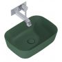 Umywalka 45.5x32.5 cm prostokątna nablatowa zielona RE040460037010 Elita Reni zdj.4