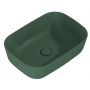 Umywalka 45.5x32.5 cm prostokątna nablatowa zielona RE040460037010 Elita Reni zdj.3